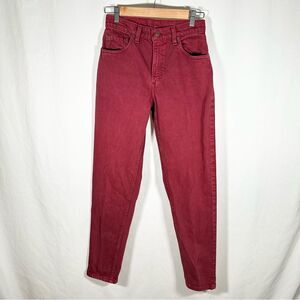 Vintage Levis 550 USA Relaxed Fit Tapered Leg Red Denim Jeans